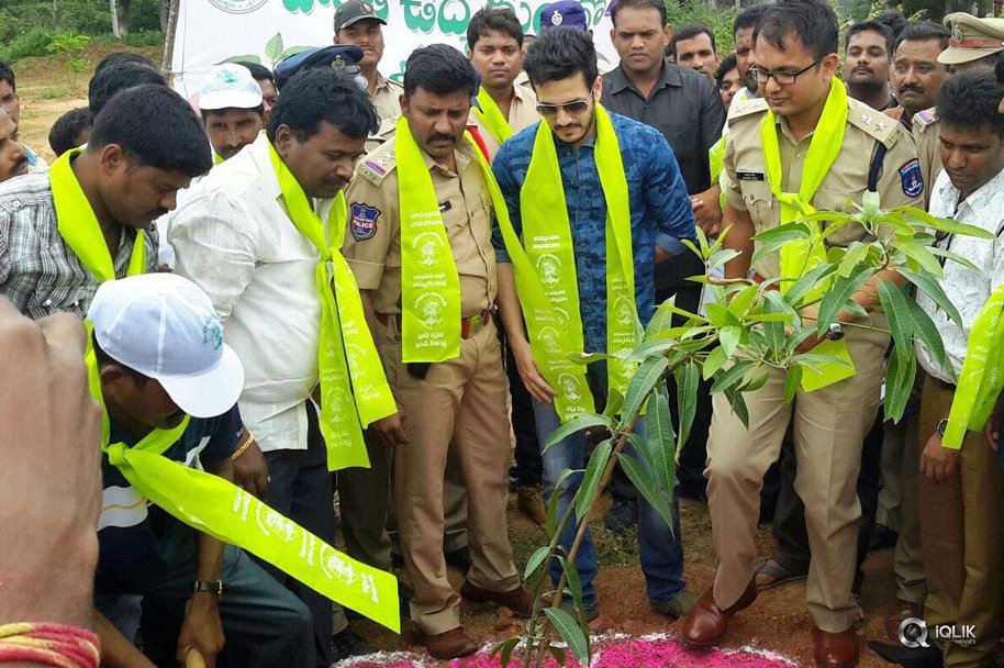Akhil-Akkineni-At-Haritha-Haram-Event